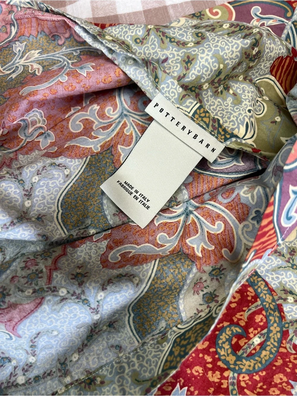 Pottery Barn monreal paisley pillow sham